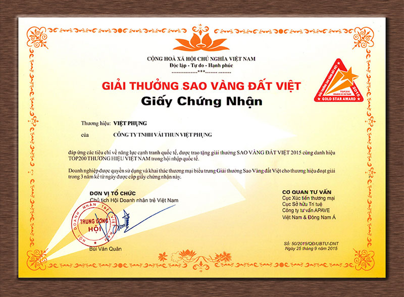 Giải thưởng Sao vàng Đất Việt